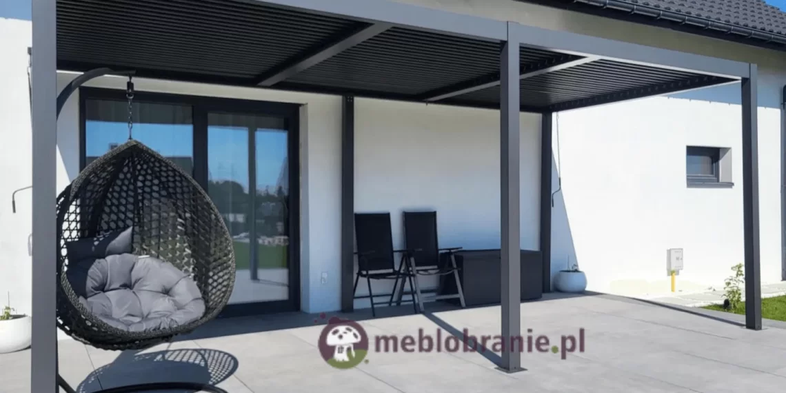 Duża pergola tarasowa 3x6 Lufel - dostępna na meblobranie.pl